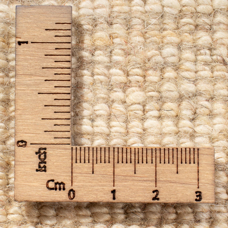 Alfombra Gabbeh - Persa - 144 x 71 cm - blanco natural