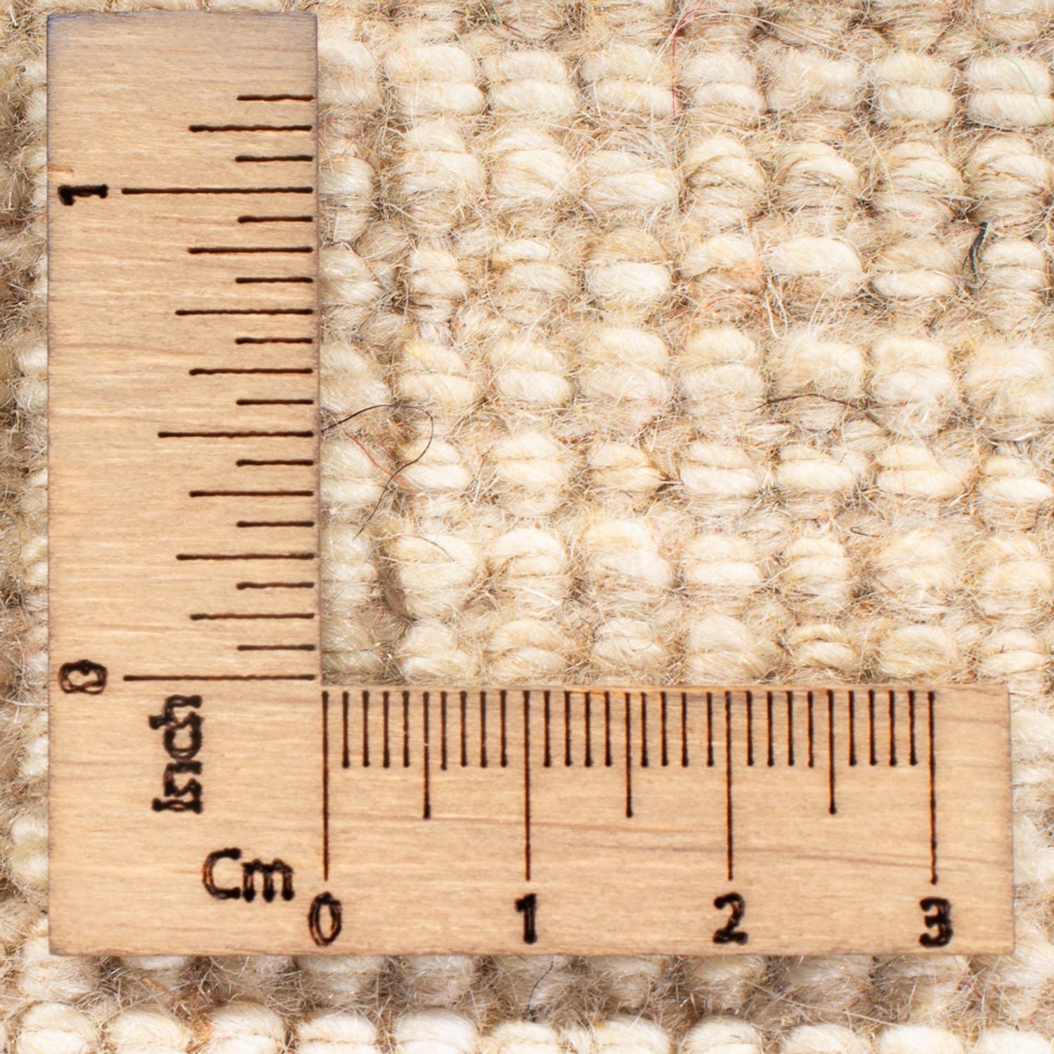 Alfombra de pasillo Alfombra Gabbeh - Persa - 247 x 82 cm - blanco natural