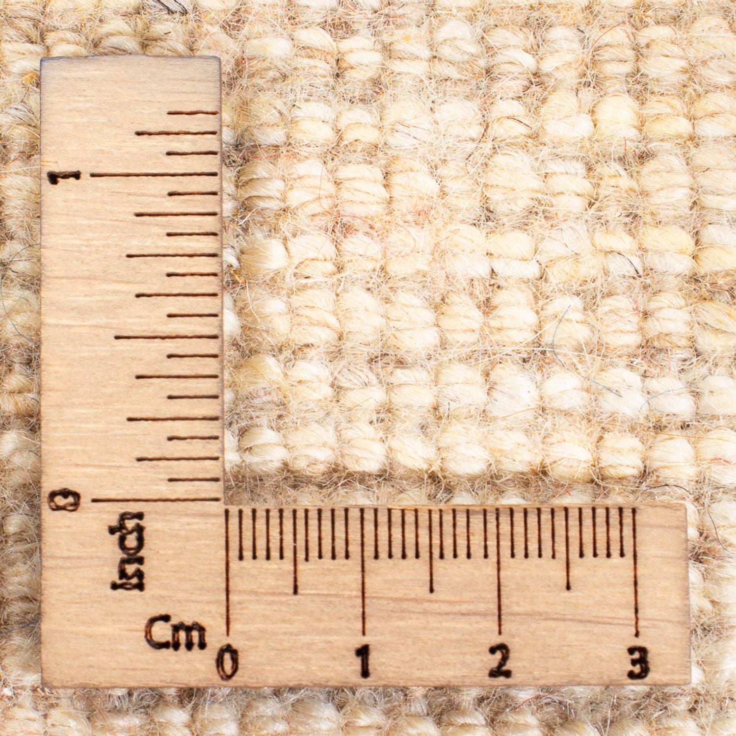 Alfombra de pasillo Alfombra Gabbeh - Persa - 193 x 83 cm - blanco natural