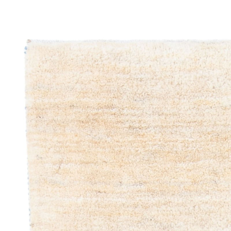 Alfombra de pasillo Alfombra Gabbeh - Persa - 245 x 79 cm - blanco natural