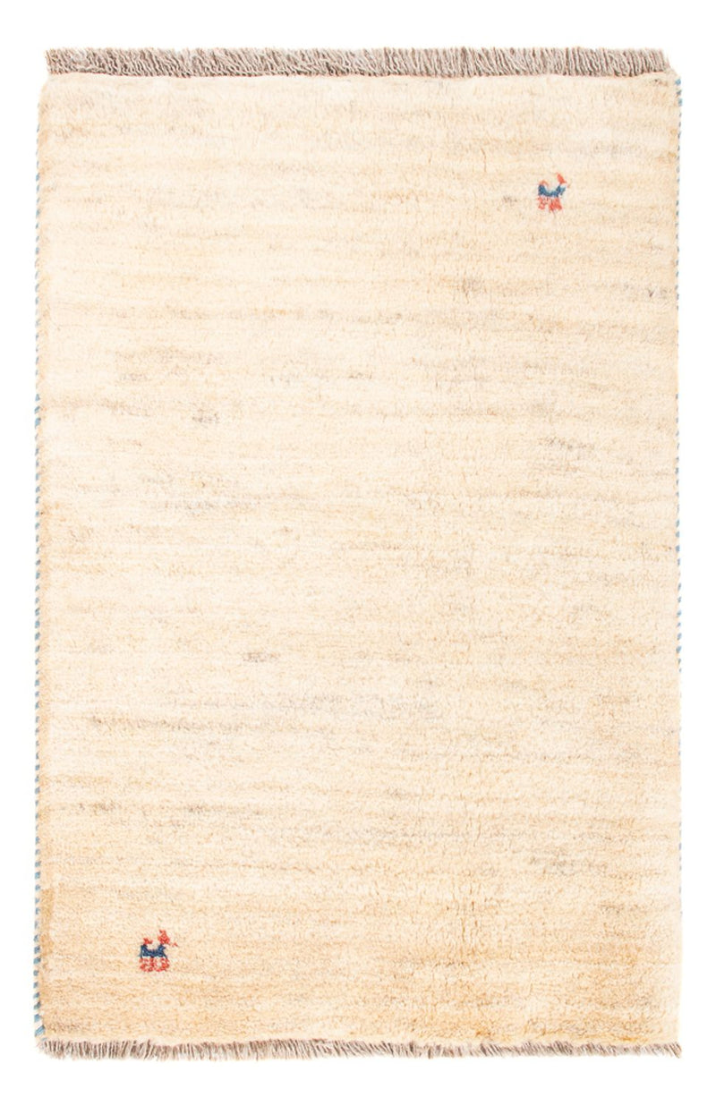 Alfombra Gabbeh - Persa - 85 x 60 cm - beige claro