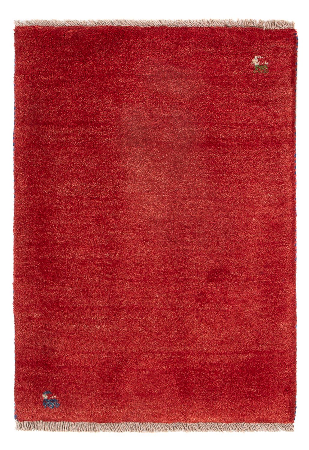 Alfombra Gabbeh - Persa - 83 x 63 cm - rojo