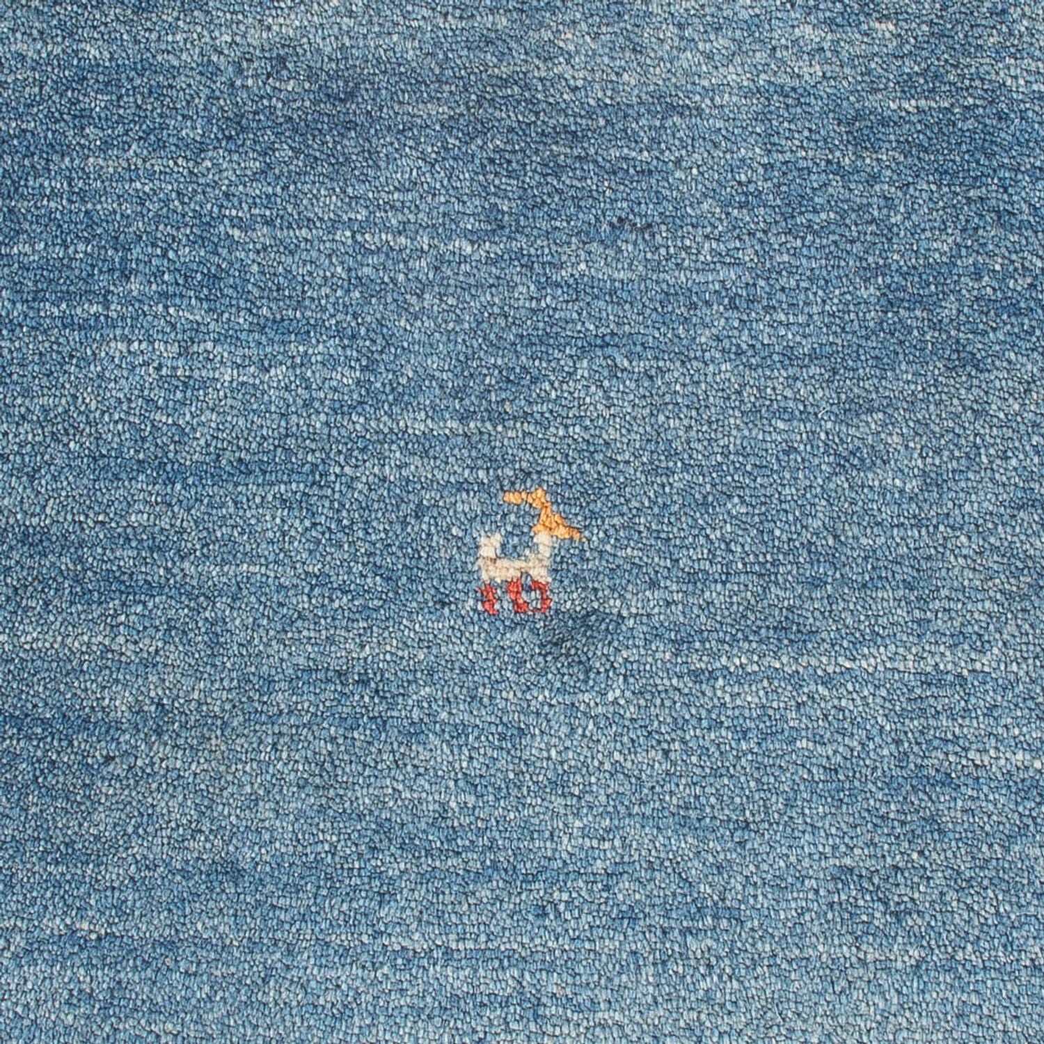 Alfombra Gabbeh - Persa - 84 x 60 cm - azul marino