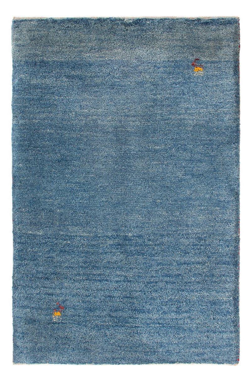 Alfombra Gabbeh - Persa - 88 x 62 cm - azul marino