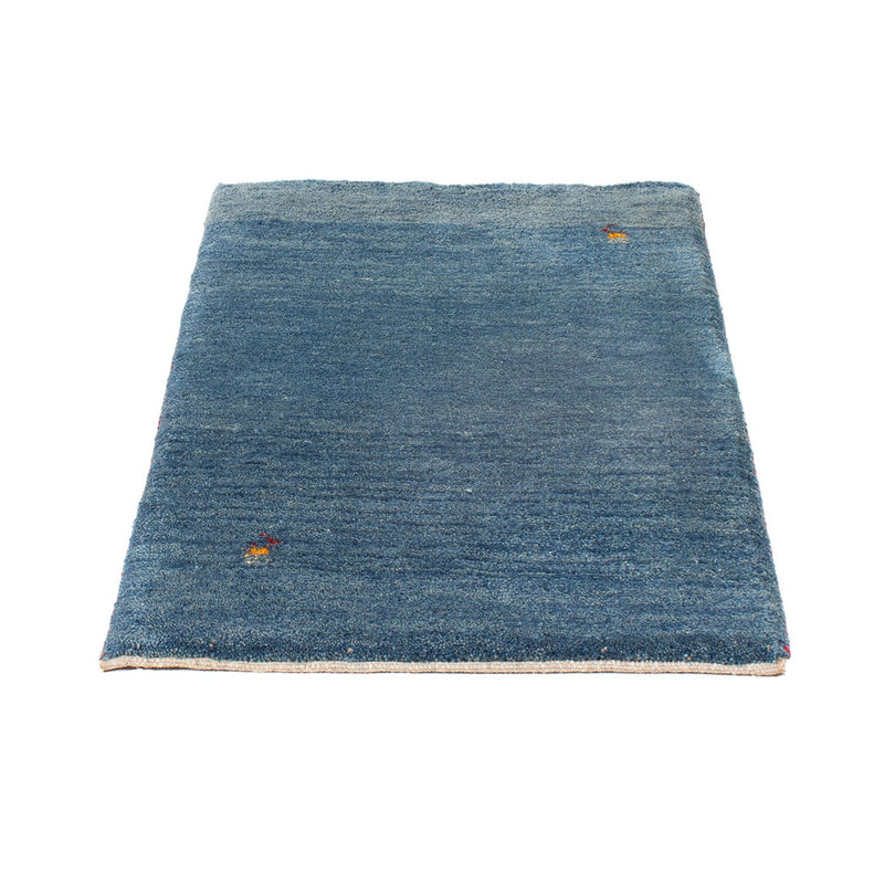 Alfombra Gabbeh - Persa - 88 x 62 cm - azul marino