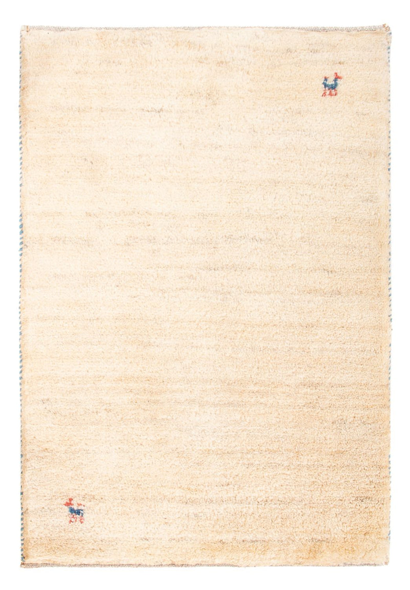 Alfombra Gabbeh - Persa - 88 x 60 cm - beige