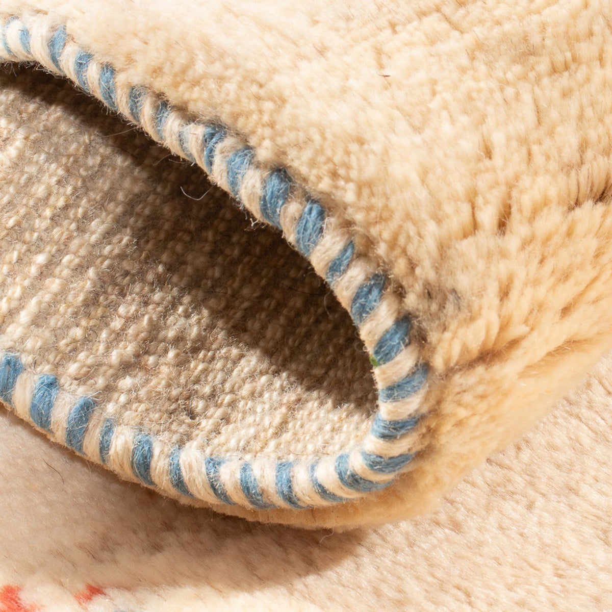 Alfombra Gabbeh - Persa - 88 x 60 cm - beige