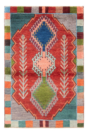 Alfombra Gabbeh - Persa - 149 x 94 cm - rojo