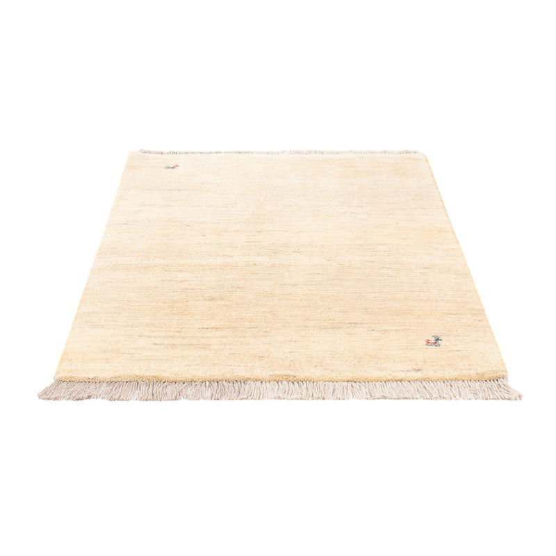 Alfombra Gabbeh - Persa - 150 x 97 cm - blanco natural