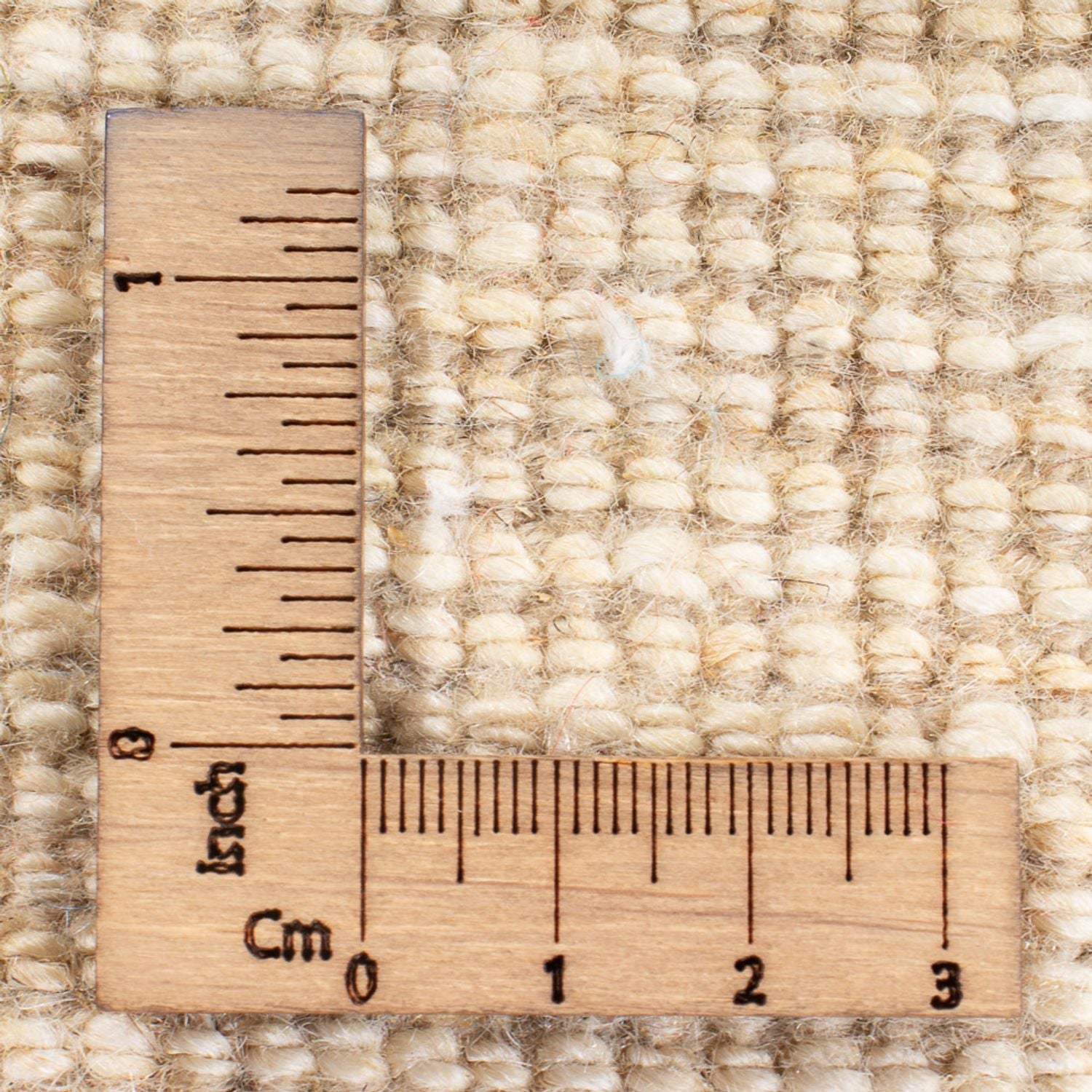 Alfombra Gabbeh - Persa - 150 x 97 cm - blanco natural