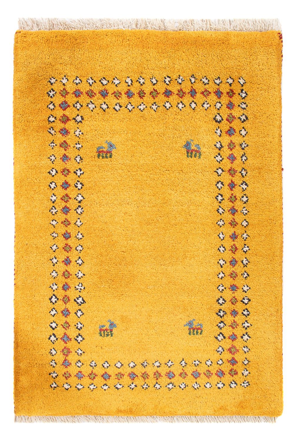 Alfombra Gabbeh - Persa - 84 x 62 cm - oro