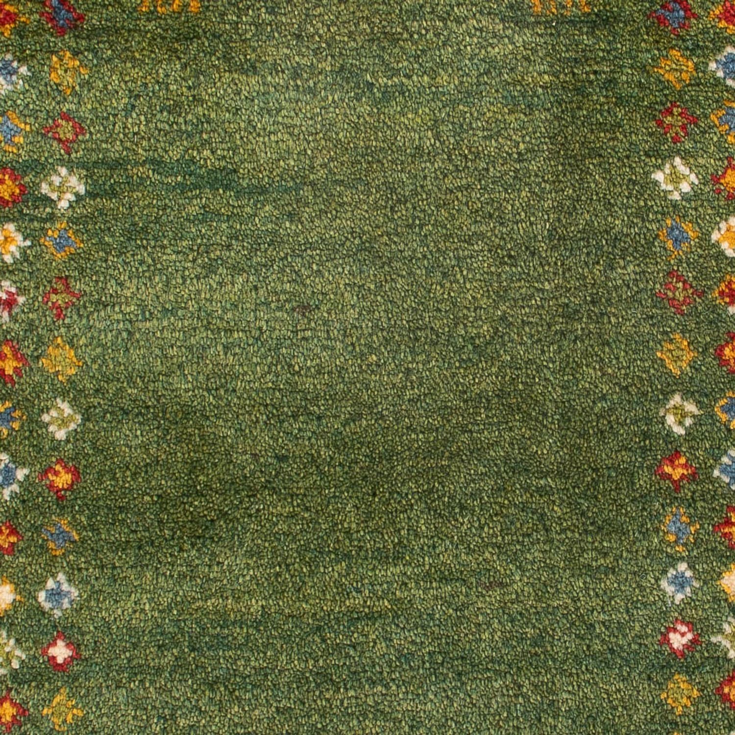 Alfombra Gabbeh - Persa - 89 x 62 cm - verde marino