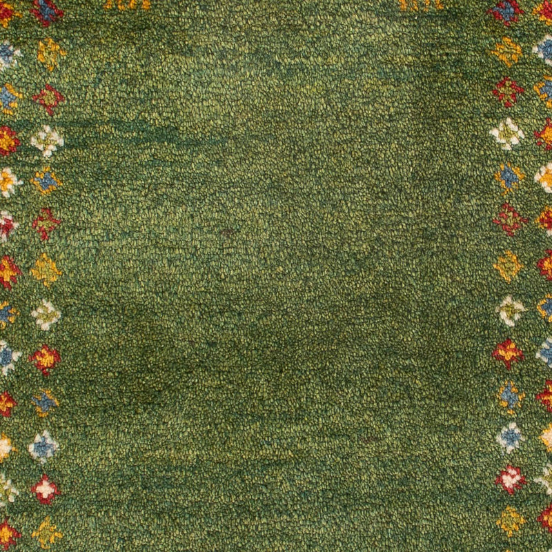 Alfombra Gabbeh - Persa - 89 x 62 cm - verde marino