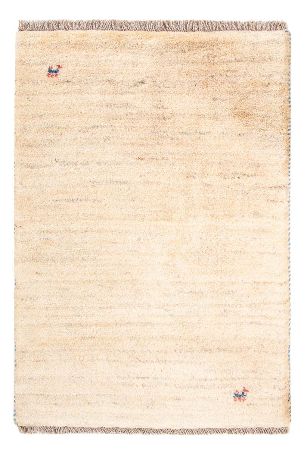 Alfombra Gabbeh - Persa - 86 x 60 cm - beige claro