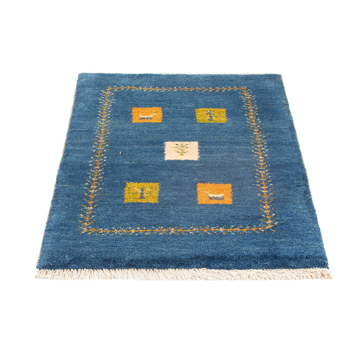 Alfombra Gabbeh - Persa - 89 x 59 cm - multicolor