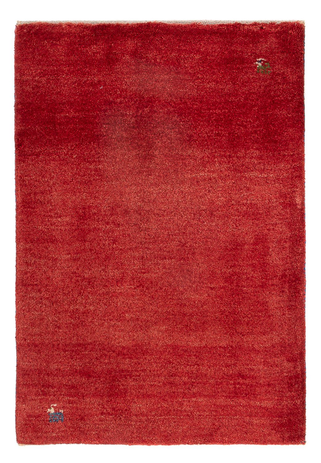 Alfombra Gabbeh - Persa - 86 x 60 cm - rojo