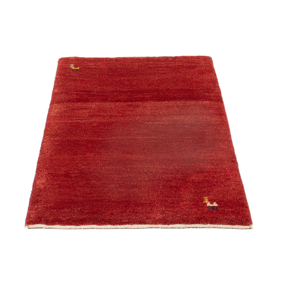 Alfombra Gabbeh - Persa - 90 x 62 cm - rojo