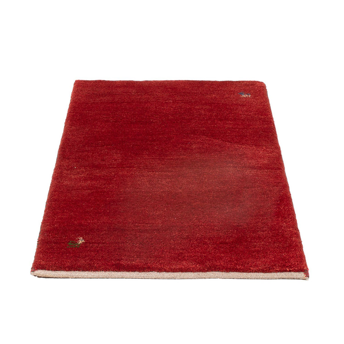 Alfombra Gabbeh - Persa - 87 x 64 cm - rojo