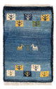 Gabbeh persa Alfombra 40x60cm - Perserteppich Wollteppich