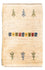 Alfombra Gabbeh - Persa - 60 x 40 cm - multicolor