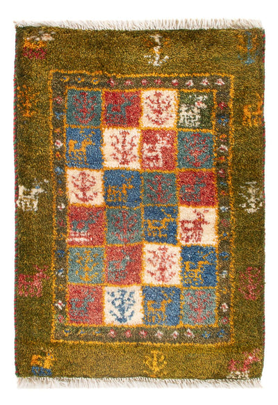 Gabbeh persa Alfombra 40x60cm - Perserteppich Wollteppich