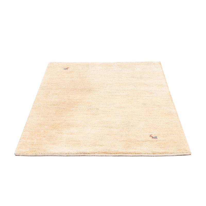 Alfombra Gabbeh - Persa - 152 x 98 cm - blanco natural