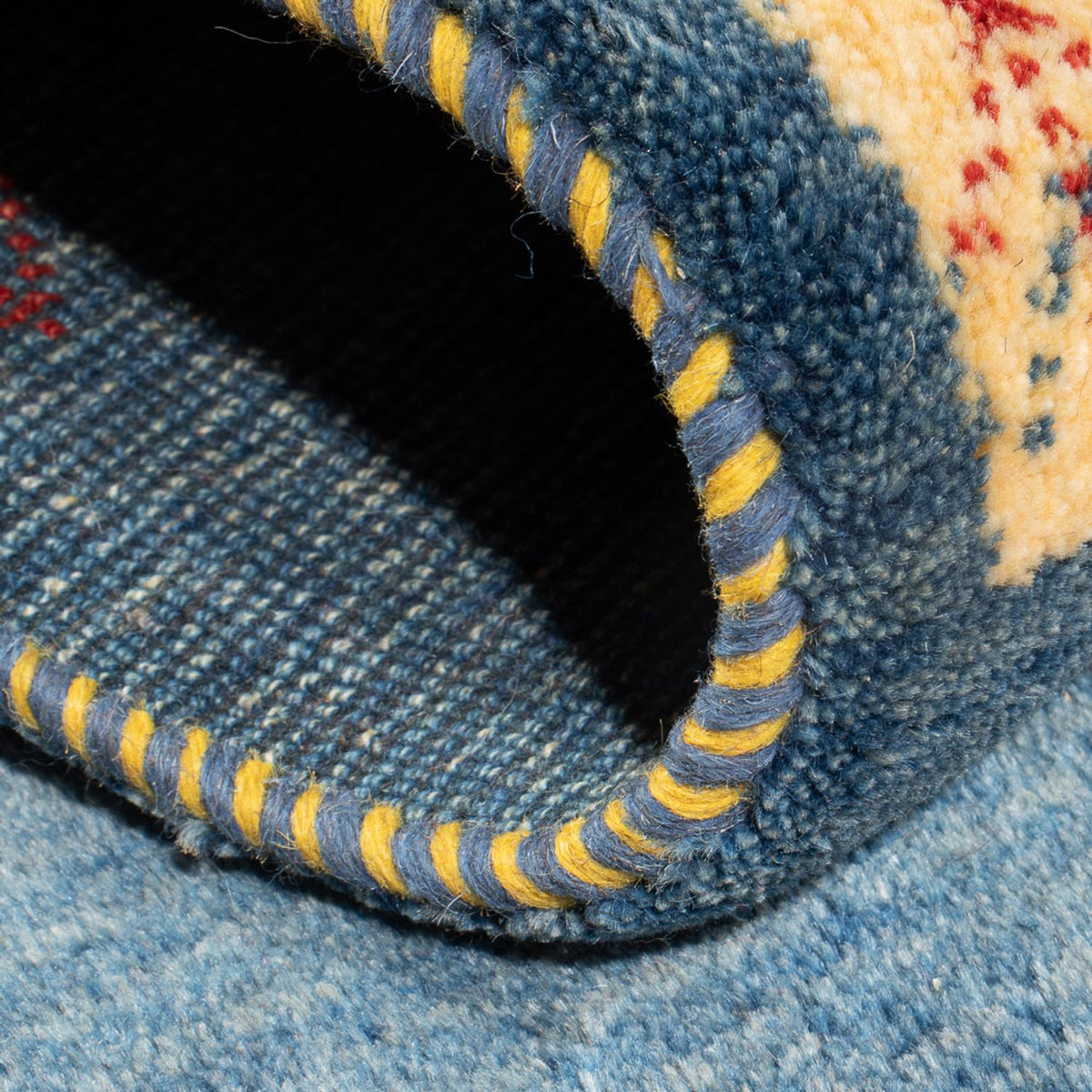 Alfombra de pasillo Alfombra Gabbeh - Persa - 136 x 52 cm - multicolor