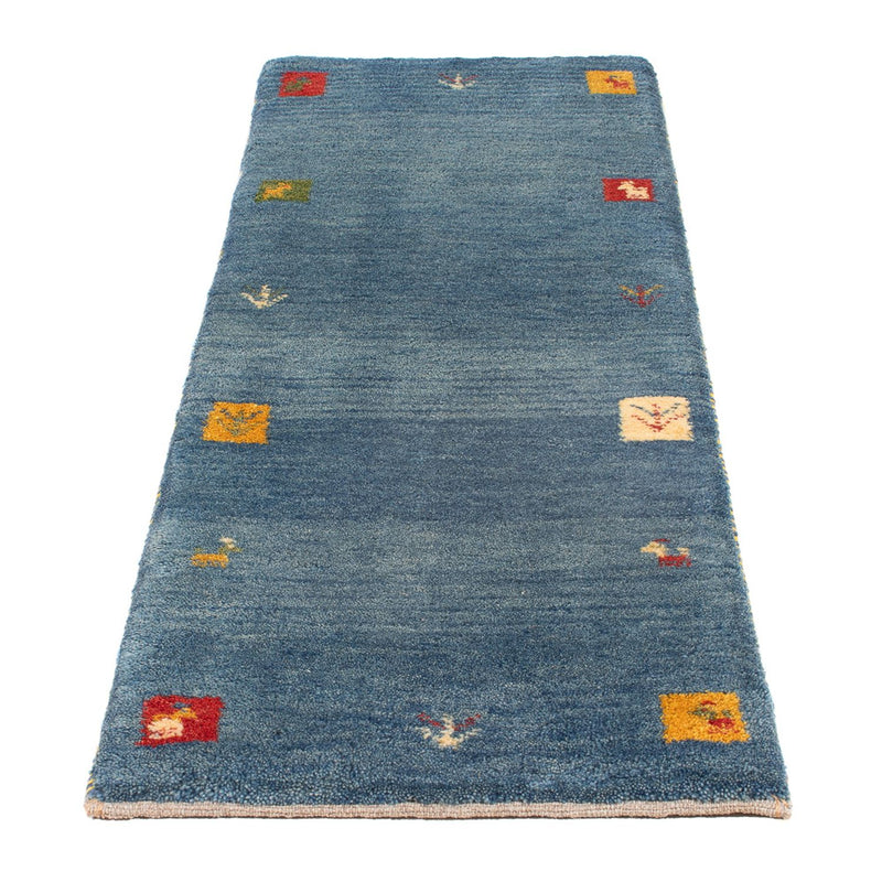Alfombra de pasillo Alfombra Gabbeh - Persa - 136 x 52 cm - multicolor
