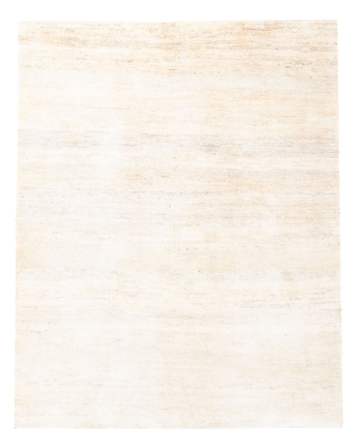 Alfombra Gabbeh - Persa - 196 x 156 cm - blanco natural
