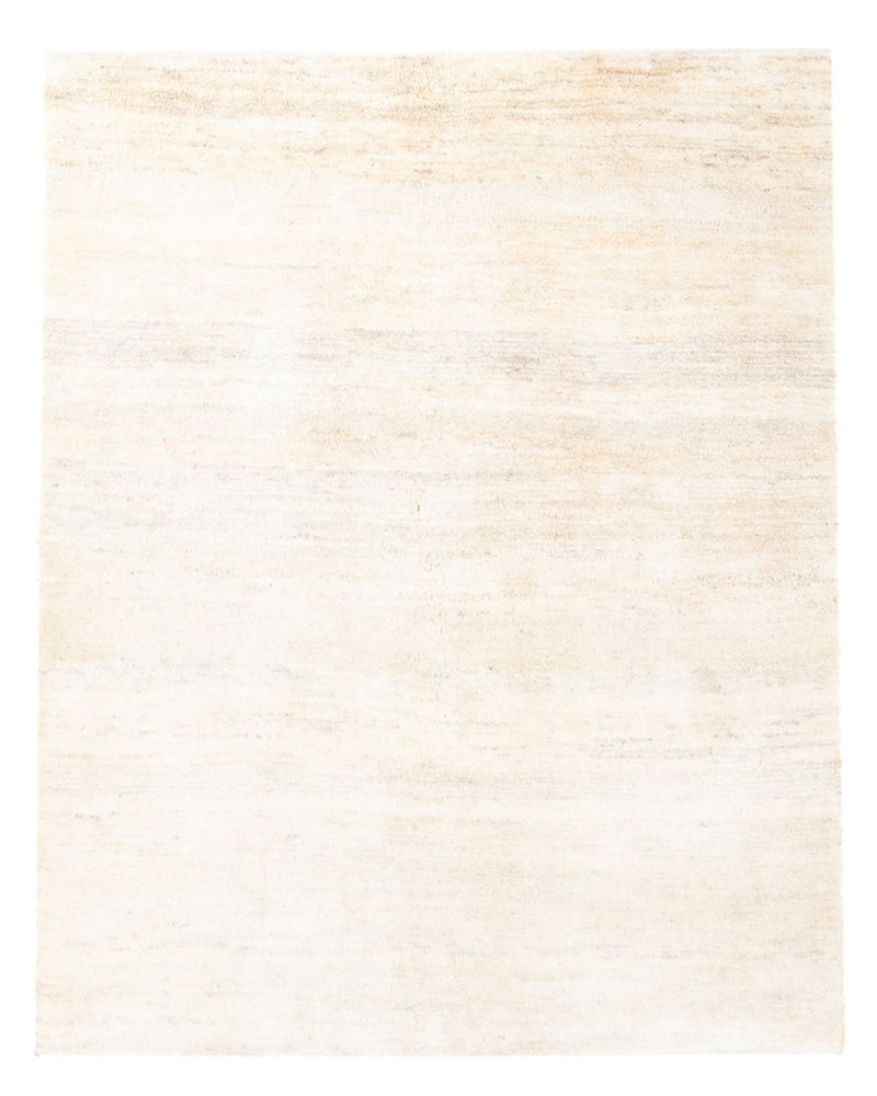 Alfombra Gabbeh - Persa - 196 x 156 cm - blanco natural