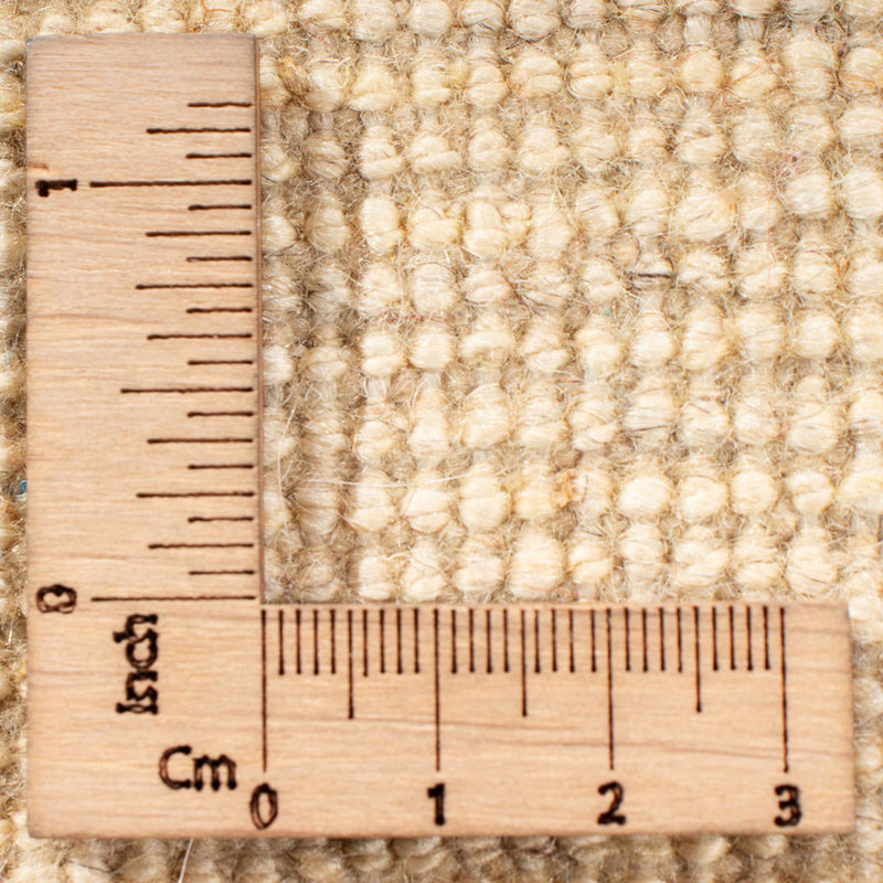 Alfombra Gabbeh - Persa - 196 x 156 cm - blanco natural
