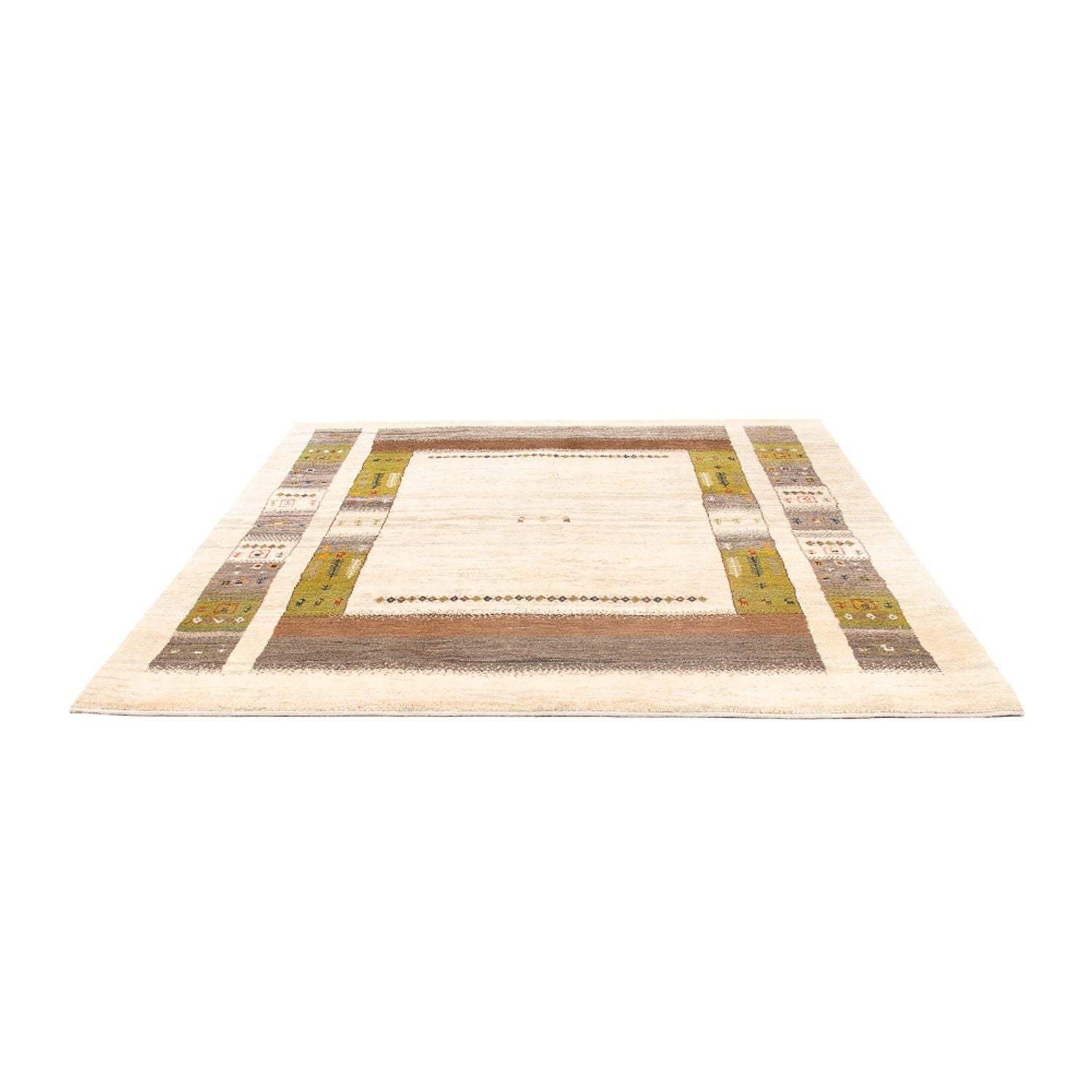 Alfombra Gabbeh - Persa - 245 x 200 cm - crema
