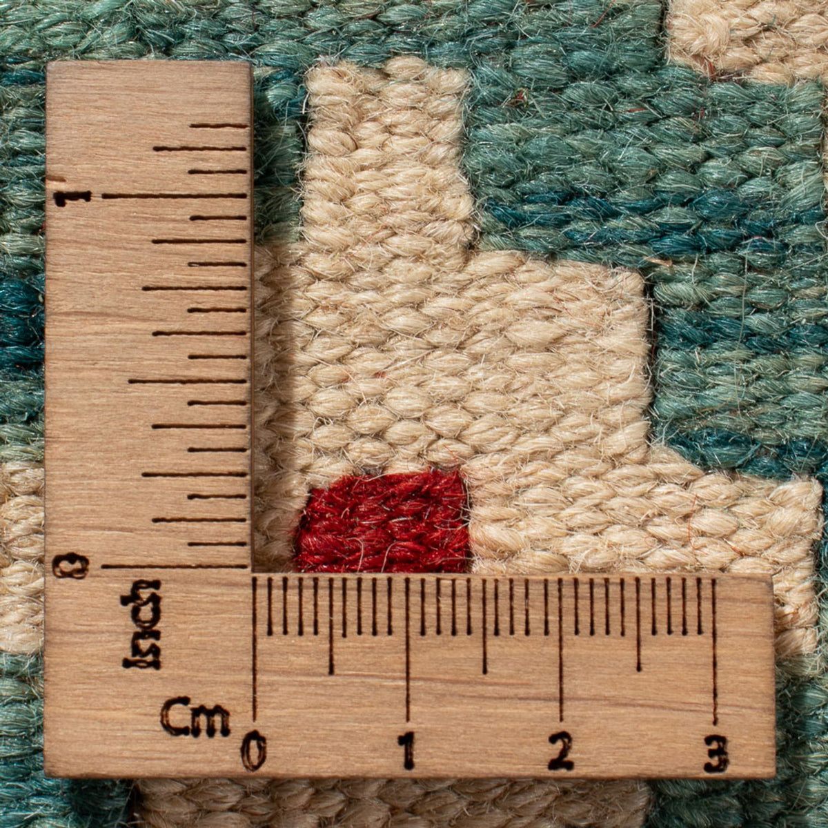 Alfombra Kelim - Splash cuadrado  - 88 x 90 cm - multicolor