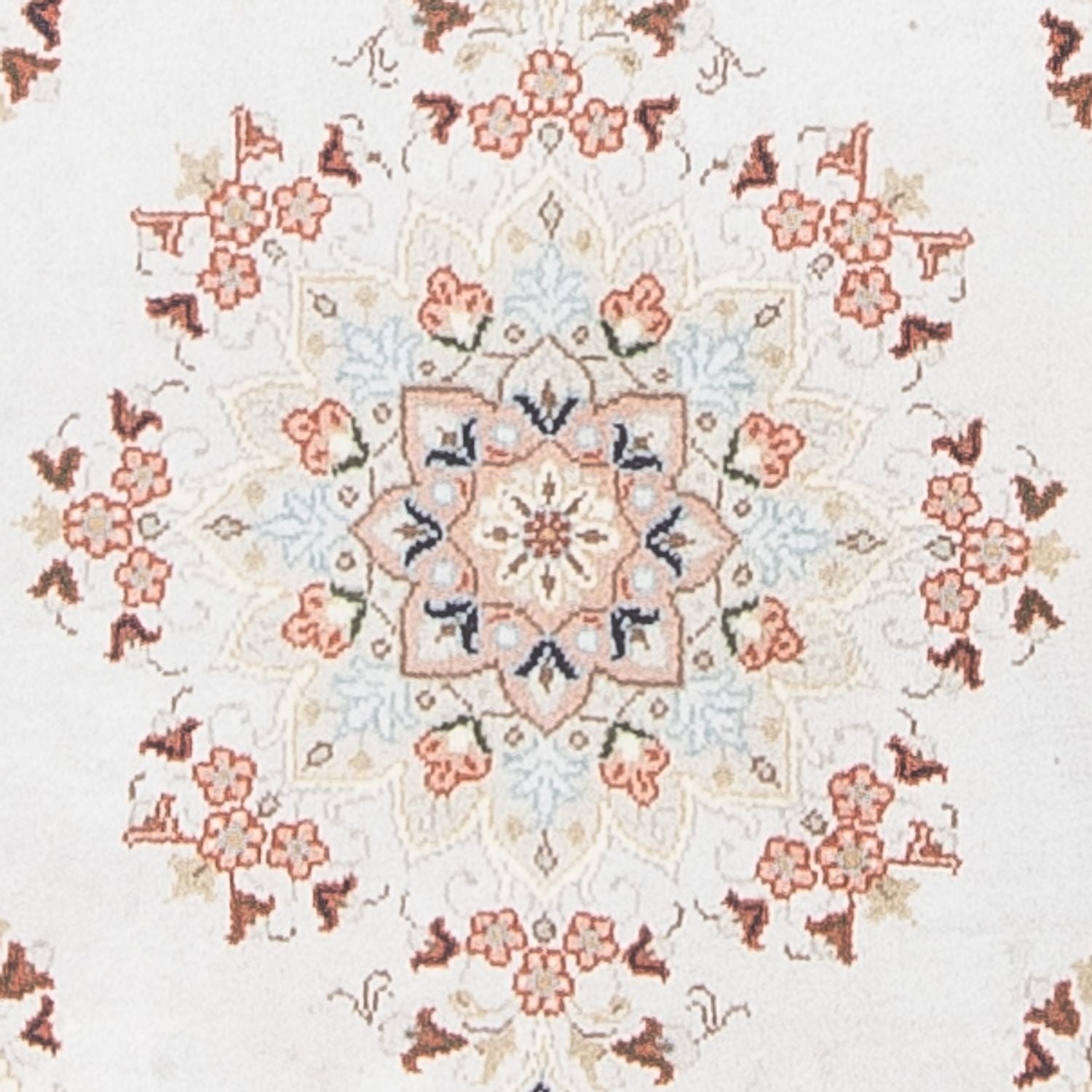 Alfombra de pasillo Alfombra persa - Keshan - 360 x 78 cm - crema