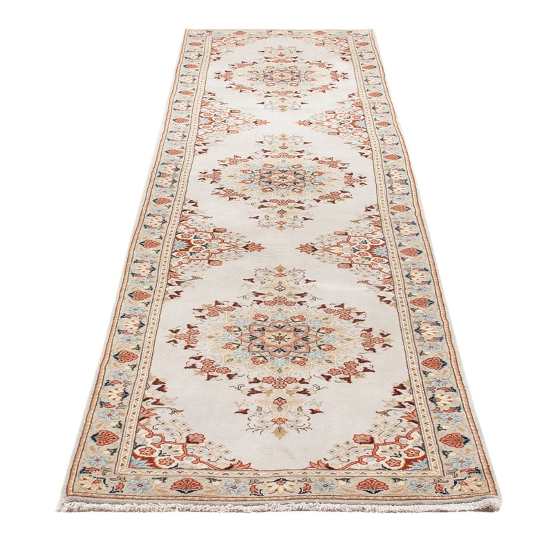 Alfombra de pasillo Alfombra persa - Keshan - 360 x 78 cm - crema