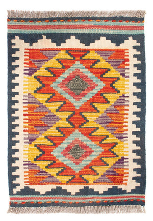 Alfombra Kelim - Splash - 60 x 40 cm - multicolor