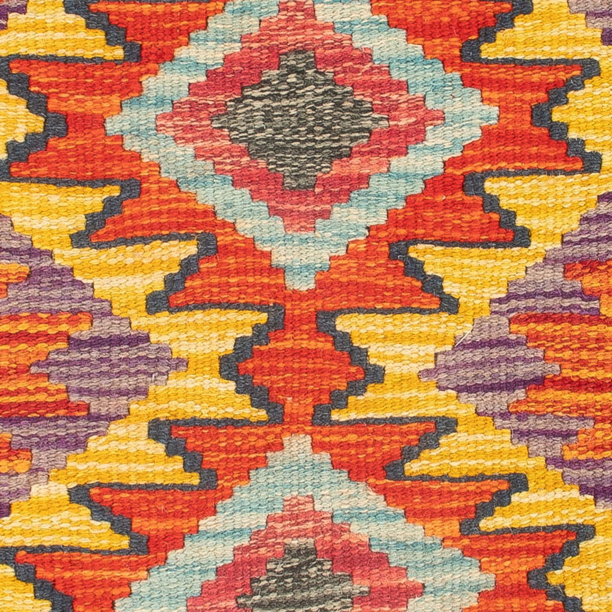 Alfombra Kelim - Splash - 60 x 40 cm - multicolor