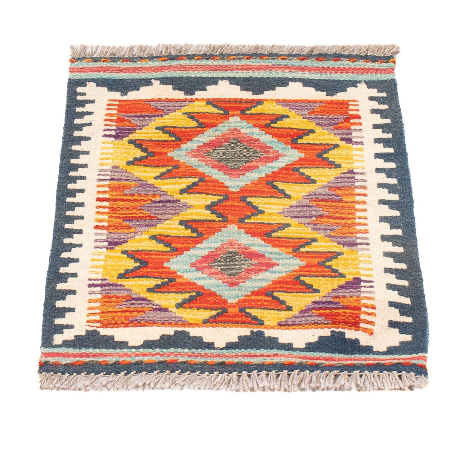 Alfombra Kelim - Splash - 60 x 40 cm - multicolor