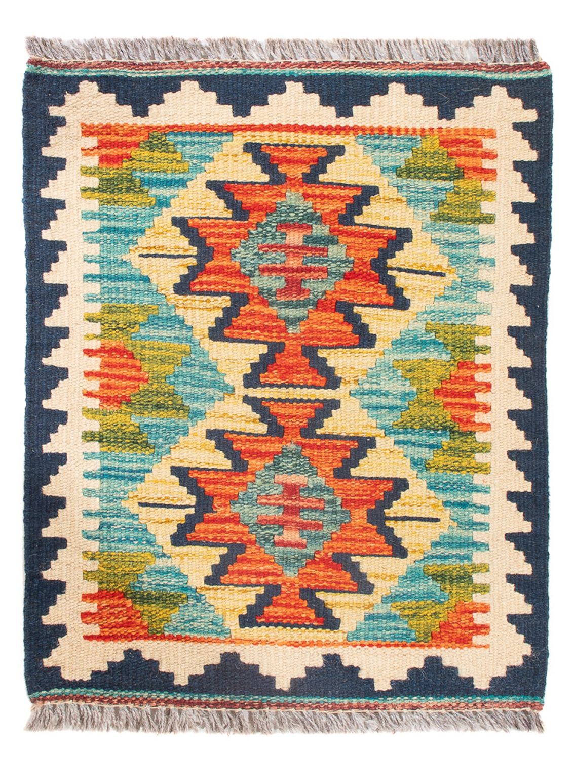 Alfombra Kelim - Splash - 60 x 40 cm - multicolor