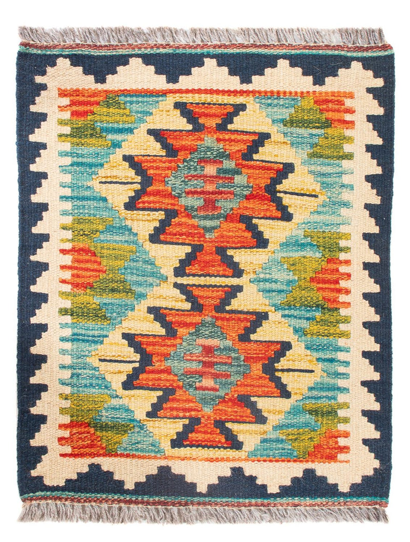 Alfombra Kelim - Splash - 60 x 40 cm - multicolor