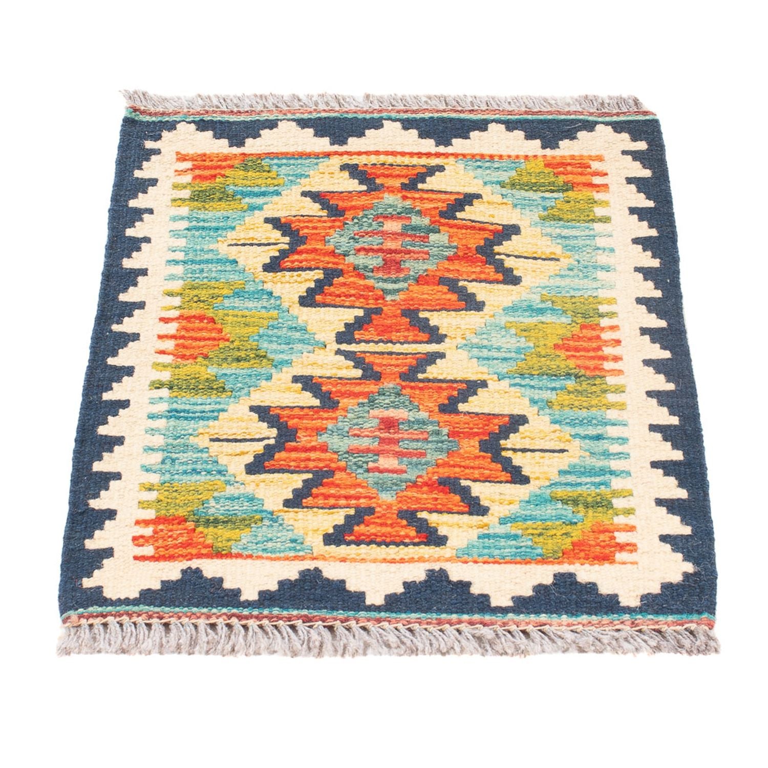 Alfombra Kelim - Splash - 60 x 40 cm - multicolor