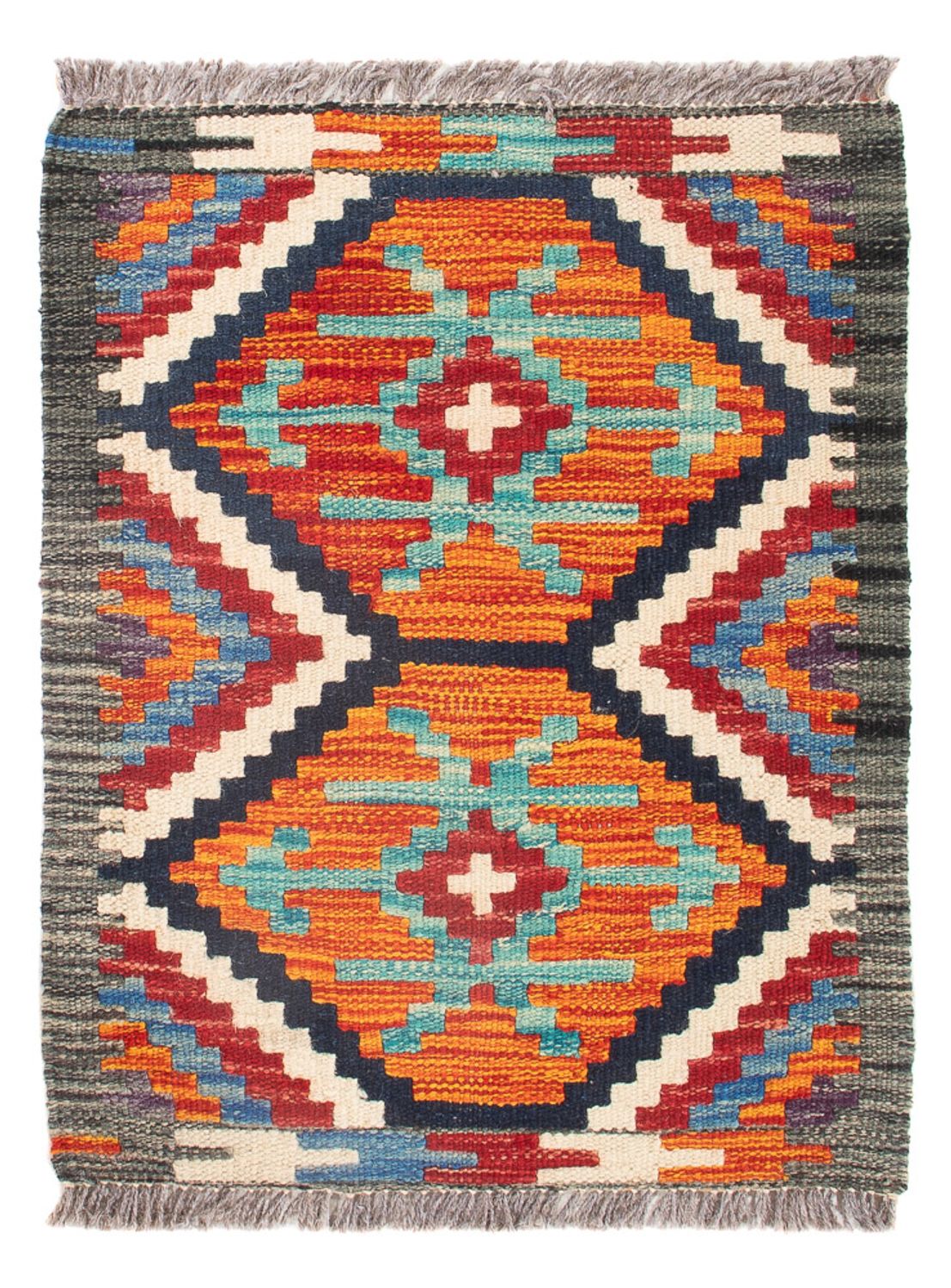 Alfombra Kelim - Splash - 60 x 40 cm - multicolor