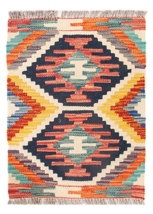 Alfombra Kelim - Splash - 60 x 40 cm - multicolor