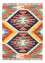 Alfombra Kelim - Splash - 60 x 40 cm - multicolor