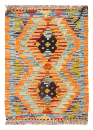 Alfombra Kelim - Splash - 60 x 40 cm - multicolor