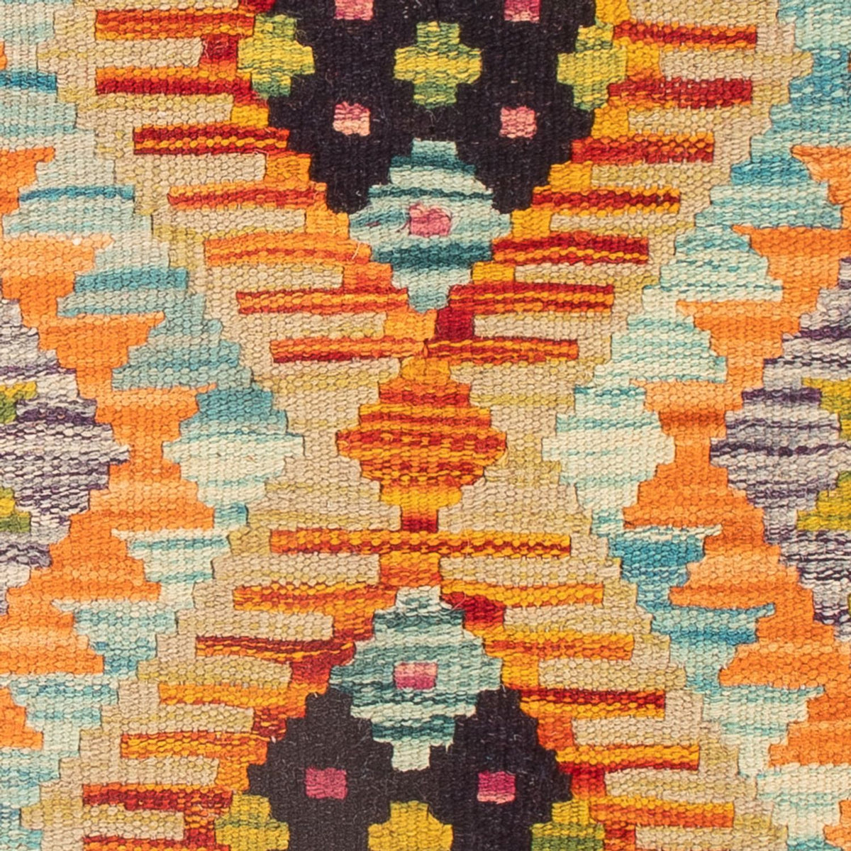 Alfombra Kelim - Splash - 60 x 40 cm - multicolor