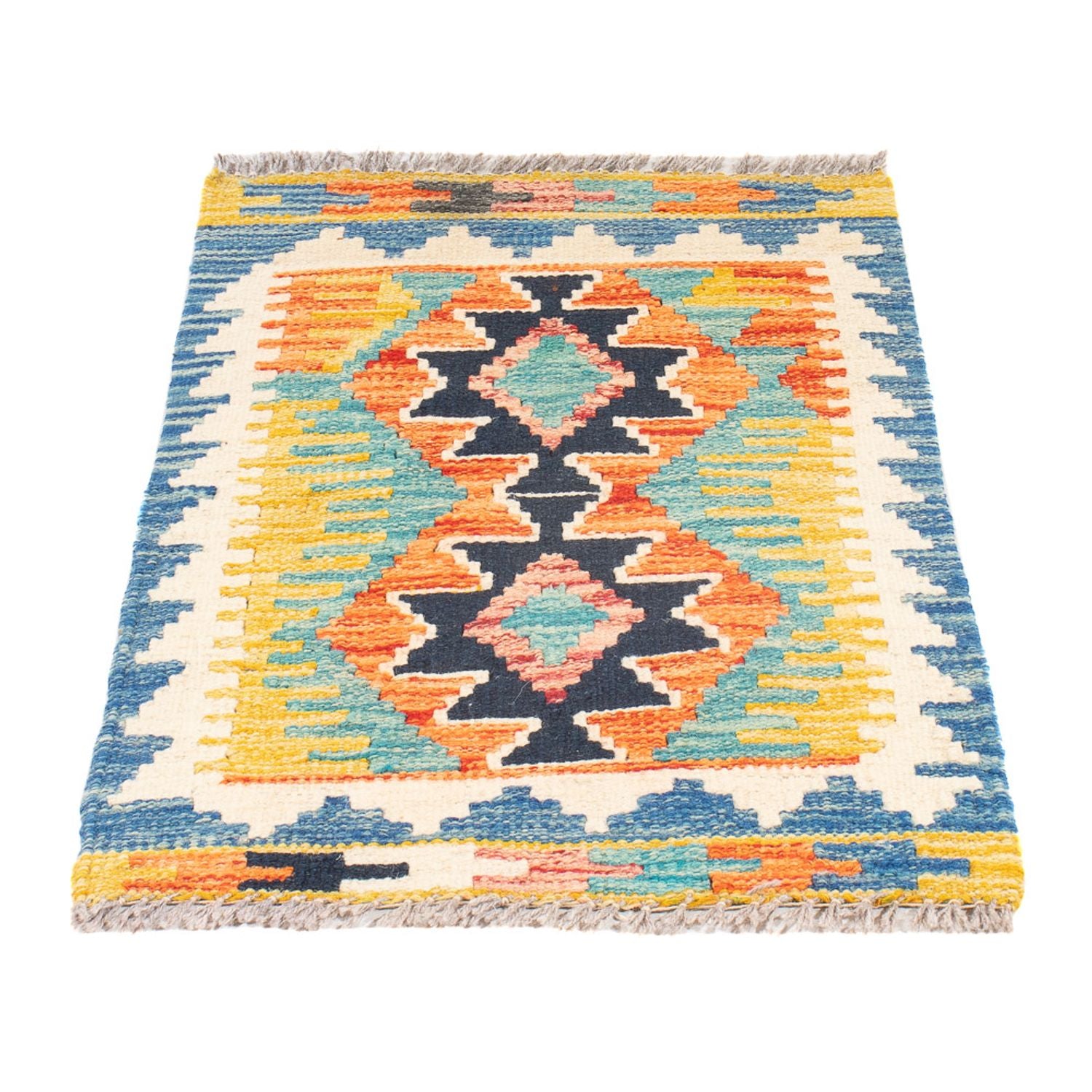 Alfombra Kelim - Splash - 60 x 40 cm - multicolor