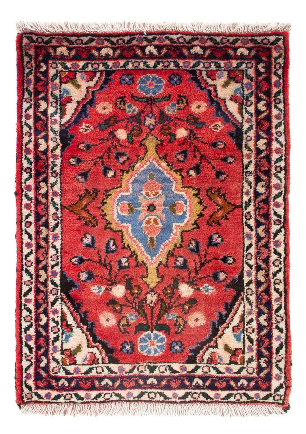 Alfombra persa - Nómada - 60 x 45 cm - rojo