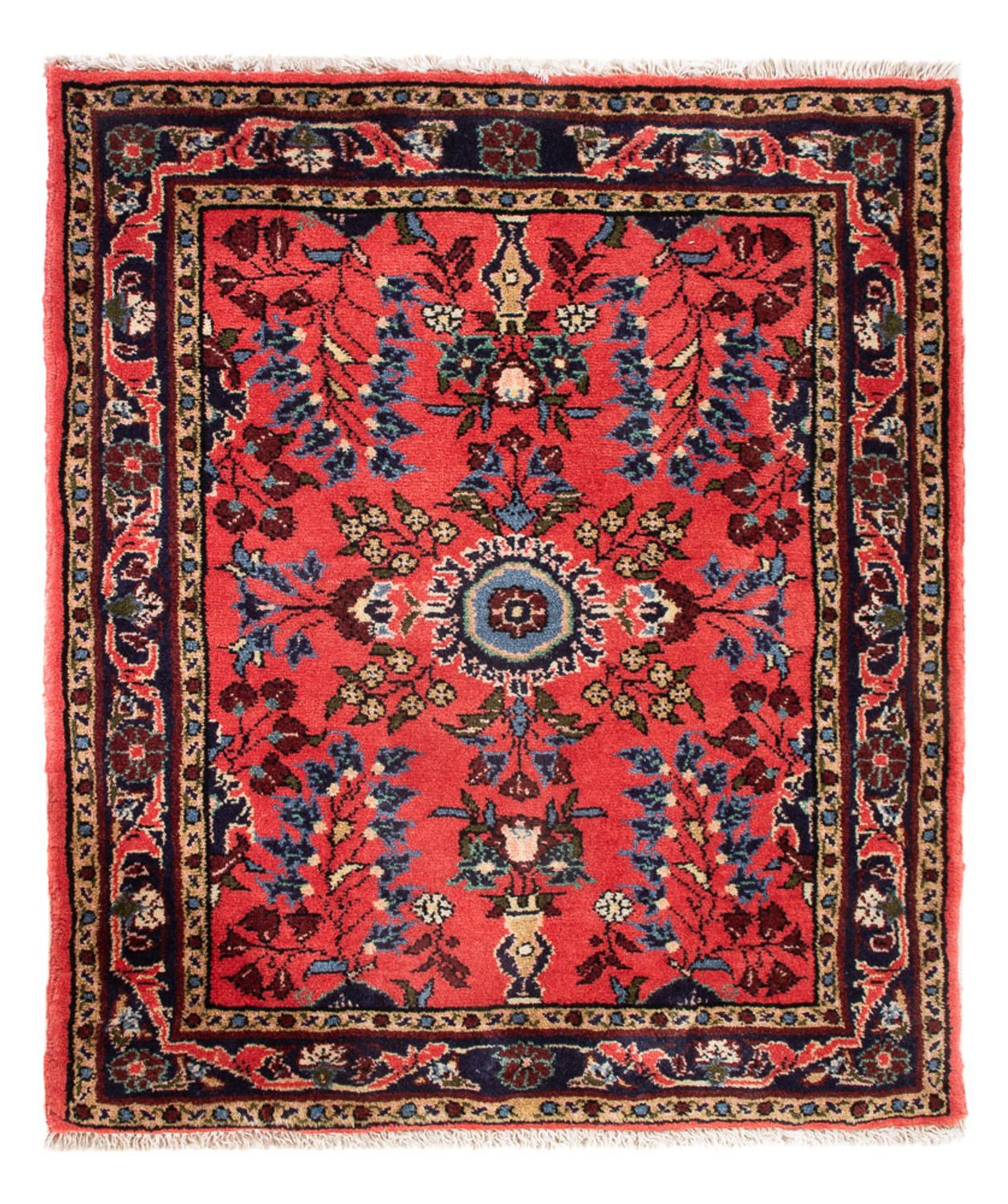 Alfombra persa - Clásica - 80 x 66 cm - rojo