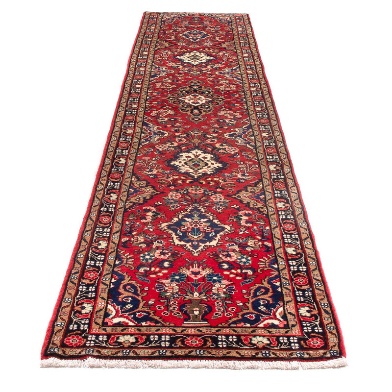Alfombra de pasillo Alfombra persa - Nómada - 410 x 82 cm - rojo